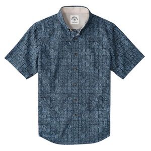 Dubinik Short Sleeve Button Down Shirts 100% Cotton Plaid Casual Shirt